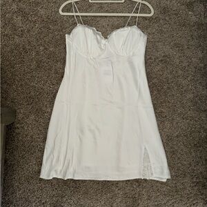 White mini women’s dress